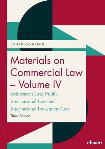 Materials on Commercial Law - Volume IV