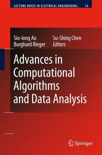 Advances in Computational Algorithms and Data Analysis