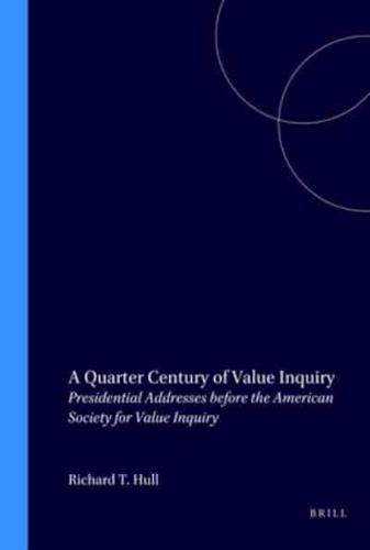 A Quarter Century of Value Inquiry
