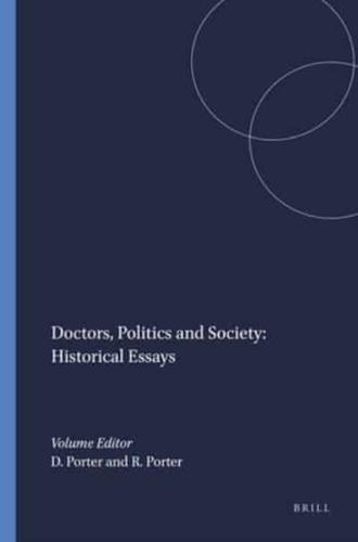 Doctors, Politics and Society: Historical Essays