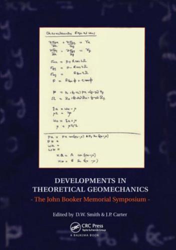 Developments in Theoretical Geomechanics