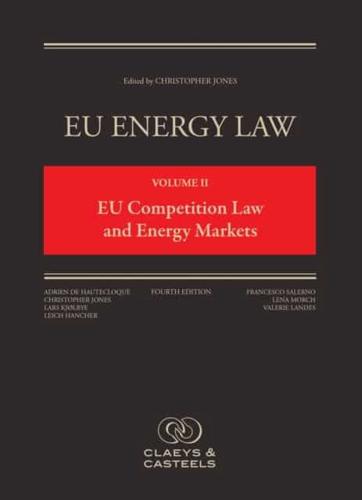 EU Energy Law, Volume 2