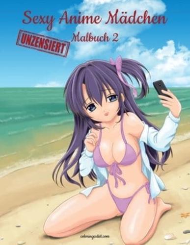 Sexy Anime Mädchen Unzensiert Malbuch 2