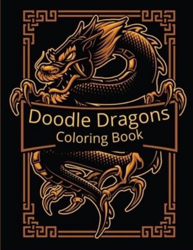 Doodle Dragons Coloring Book