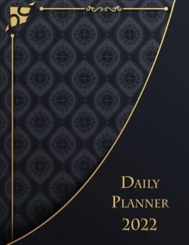 Daily Planner 2022: Large Size 8.5 x 11   Weekly Planner   365 Days   Appointment Planner   2022 Agenda