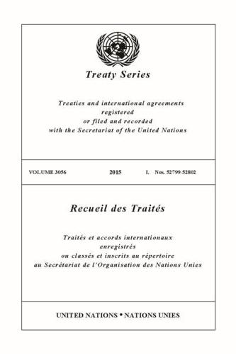 Treaty Series 3056 (English/French Edition)