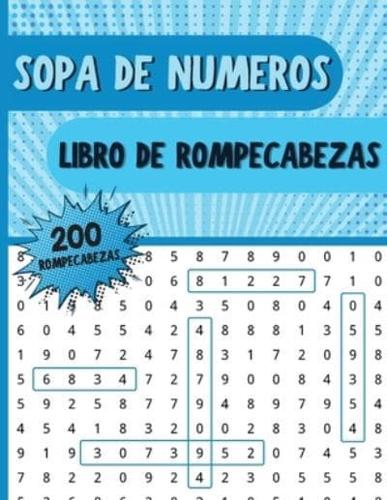 Sopa De Numeros Libro De Rompecabezas