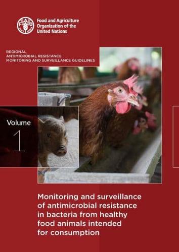 Regional Antimicrobial Resistance Monitoring and Surveillance Guidelines. Volume 1 Monitoring and Surveillance of Antimicrobial Resistance in Bacteria from Healthy Food Animals Intended for Consumption
