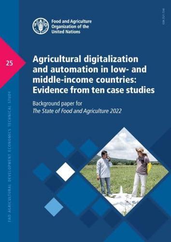 Agricultural Digitalization and Automation in Low- And Middle-Income Countries