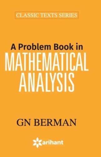 4901102Mathematical Analysis