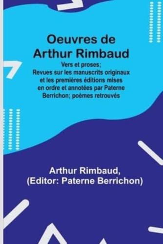 Oeuvres De Arthur Rimbaud