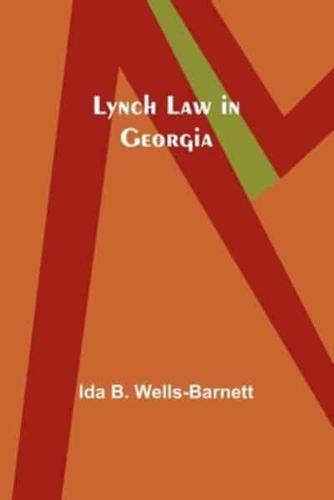 Lynch Law in Georgia