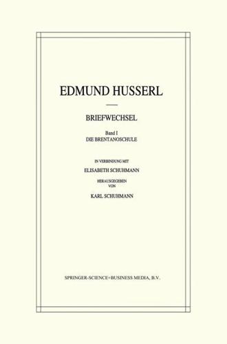 Edmund Husserl Briefwechsel