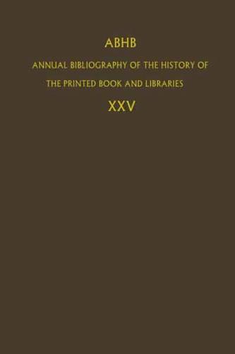 ABHB Annual Bibliography of the History of the Printed Book and Libraries