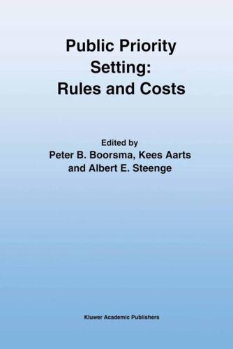 Public Priority Setting: Rules and Costs