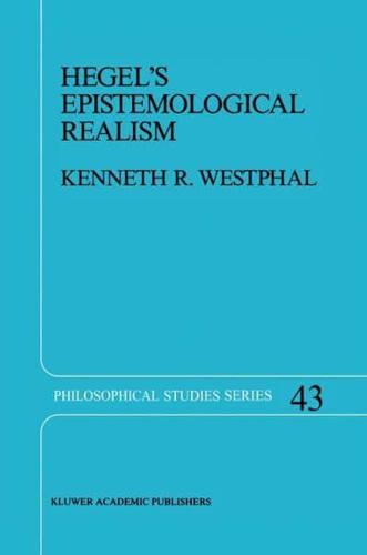 Hegel's Epistemological Realism