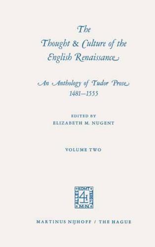 The Thought & Culture of the English Renaissance