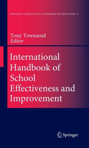 International Handbook of School Effectiveness and Improvement