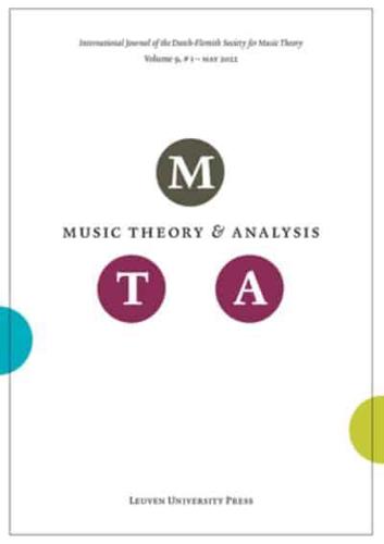 Music Theory and Analysis Volume 9 Issue 1, 2022 (Journal Subscription)