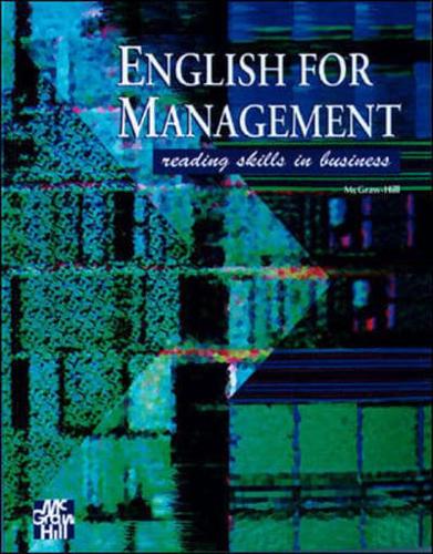 English for Management, Accounting and Computers