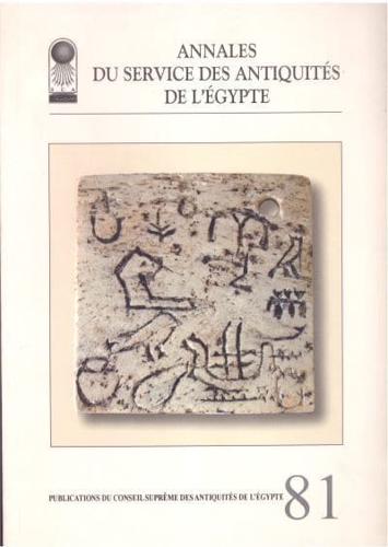 Annales Du Service Des Antiquités De l'Egypte