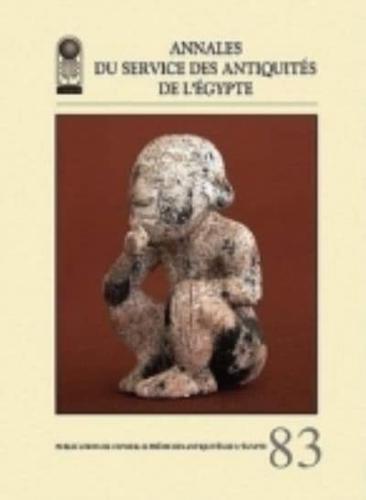 Annales Du Service Des Antiquities De l'Egypte