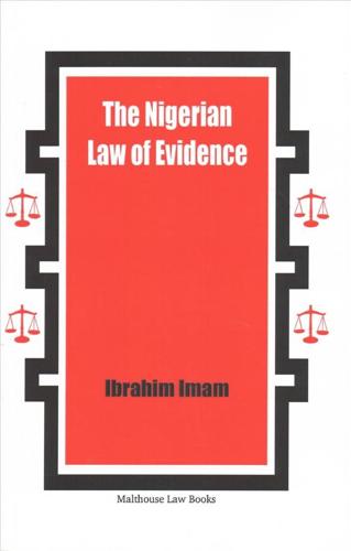 The Nigerian Law of Evidence
