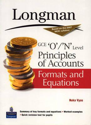 GCE O / N Level Principles Of Accounts - Formats And Equations