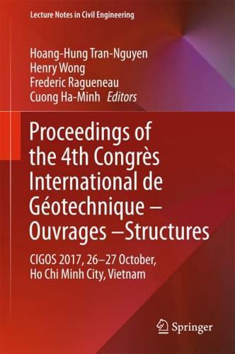 Proceedings of the 4th Congrès International De Géotechnique - Ouvrages -Structures