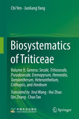 Biosystematics of Triticeae. Volume II Genera