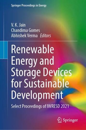 Renewable Energy and Storage Devices for Sustainable Development