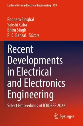 Recent Developments in Electrical and Electronics Engineering