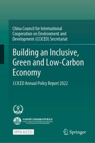 Building an Inclusive, Green and Low-Carbon Economy