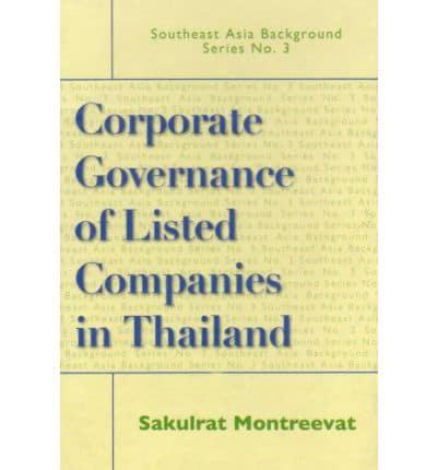 Corporate Governance of Listed Companies in Thailand