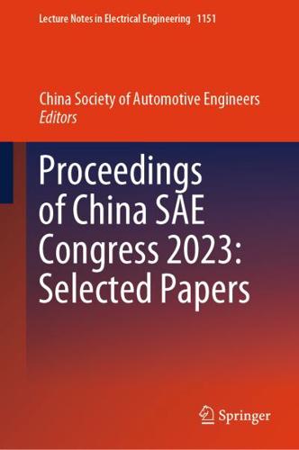 Proceedings of China SAE Congress 2023