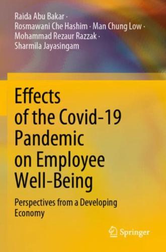 Effects of the Covid-19 Pandemic on Employee Well-Being