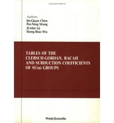 Tables Of Clebsch-Gordan, Racah And Subduction Coefficients Of Su (N) Groups