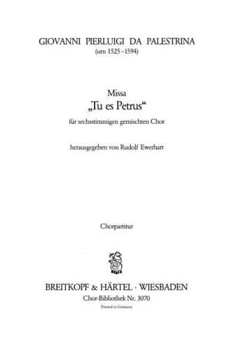 Missa "Tu Es Petrus"