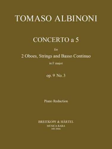 Concerto a 5 in F Major Op. 9/3