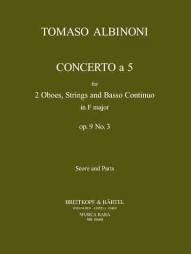 Concerto a 5 in F Major Op. 9/3