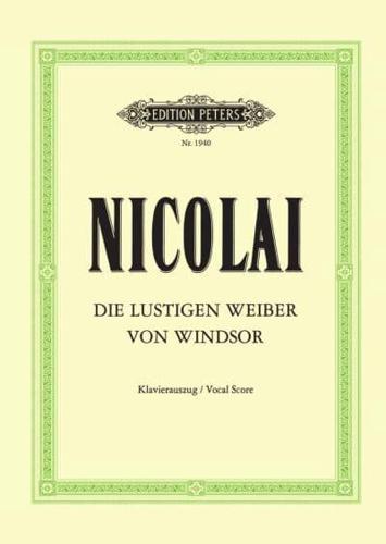 Die Lustigen Weiber Von Windsor (The Merry Wives of Windsor) (Vocal Score)