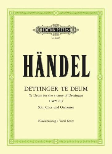 Dettingen Te Deum Hwv 283 (Vocal Score)