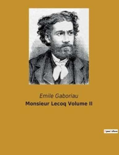 Monsieur Lecoq Volume II