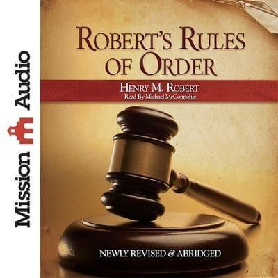 Robert's Rules of Order Lib/E