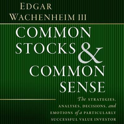 Common Stocks and Common Sense