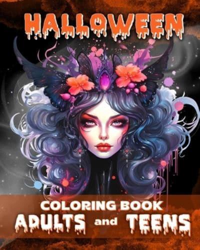 Halloween Coloring Book for Adults and Teens