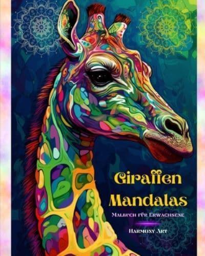 Giraffen Mandalas Malbuch Für Erwachsene Anti-Stress Und Entspannende Designs Zur Förderung Der Kreativität