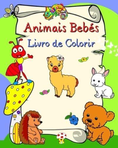 Animais Bebés Livro De Colorir