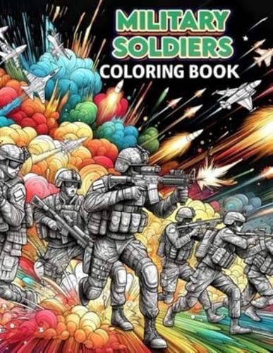Military Soldiers Coloring Book