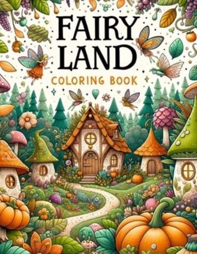 Fairy House Land Coloring Book